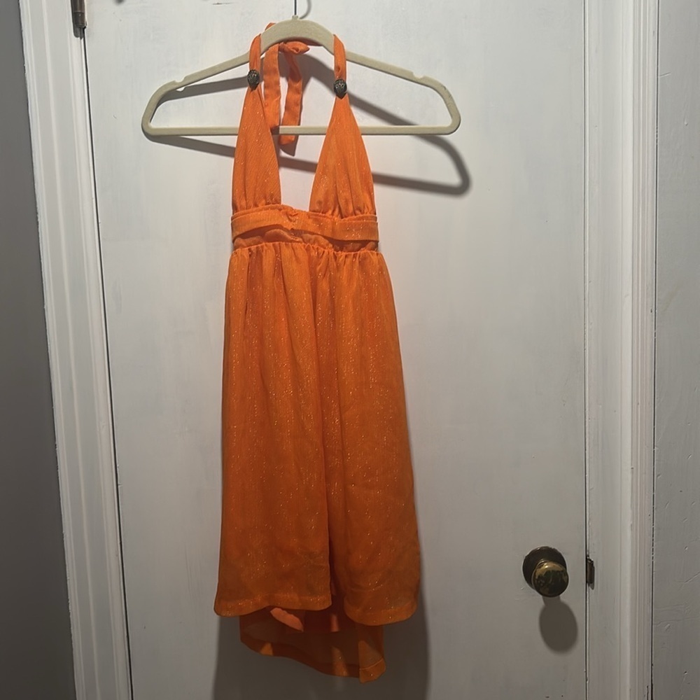 KURT GEIGER Kensington mini halter dress Y2K resortwear size small